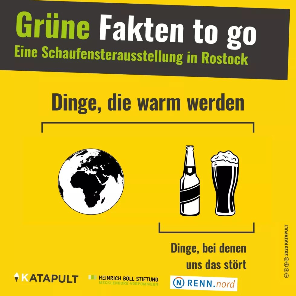 Dinge die warm werden: Erde und Bier; Dinge, bei denen uns das stört: nur das Bier